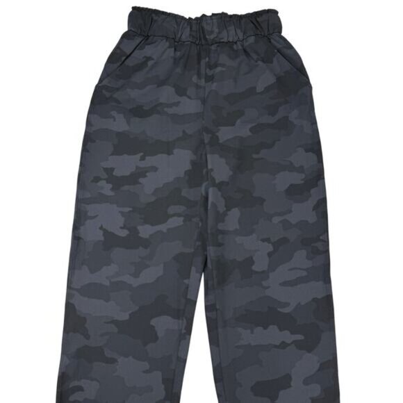 LULULEMON Keep Moving Pant 7/8 High-Rise Sz 2 Incognito Camo Multi Grey - Picture 6 of 10